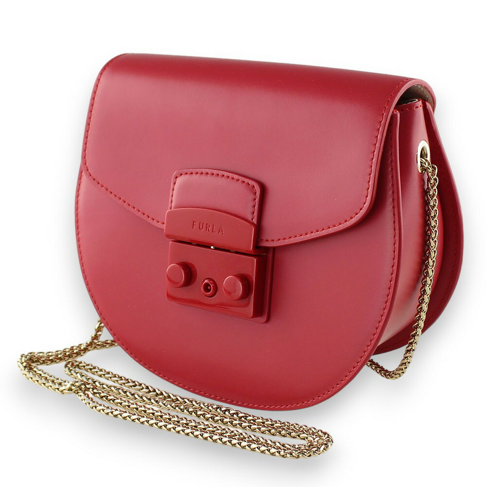 フルラ ポシェット フルラ ショルダーバッグ・ポシェット メトロポリス FURLA BATJEP0 VNC000 RUB00 レッド系 チェーン 斜め掛け・クロスボディ バッグ・カバン レディース