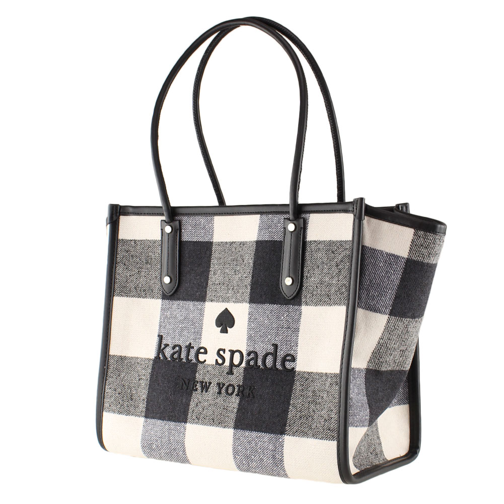 ケイトスペード トートバッグ エラ KATE SPADE k9430 001 ブラックマルチ 黒 ギンガムチェック バッグ レディースのサムネイル