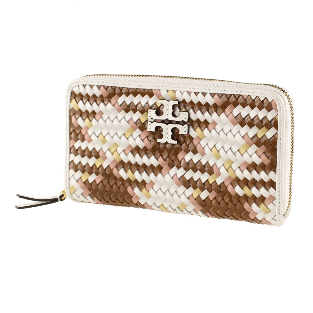 トリーバーチ 長財布 レディース 【最大3,000円OFFクーポン】 トリーバーチ 長財布 ラウンドファスナー・ジップ TORY BURCH 136156 974 マルチ チェック 財布 レディース