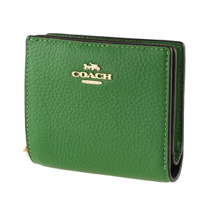 【最大4,000円OFFクーポン】コーチ 財布 二つ折り COACH c2862 グリーン 緑 財布 レディース