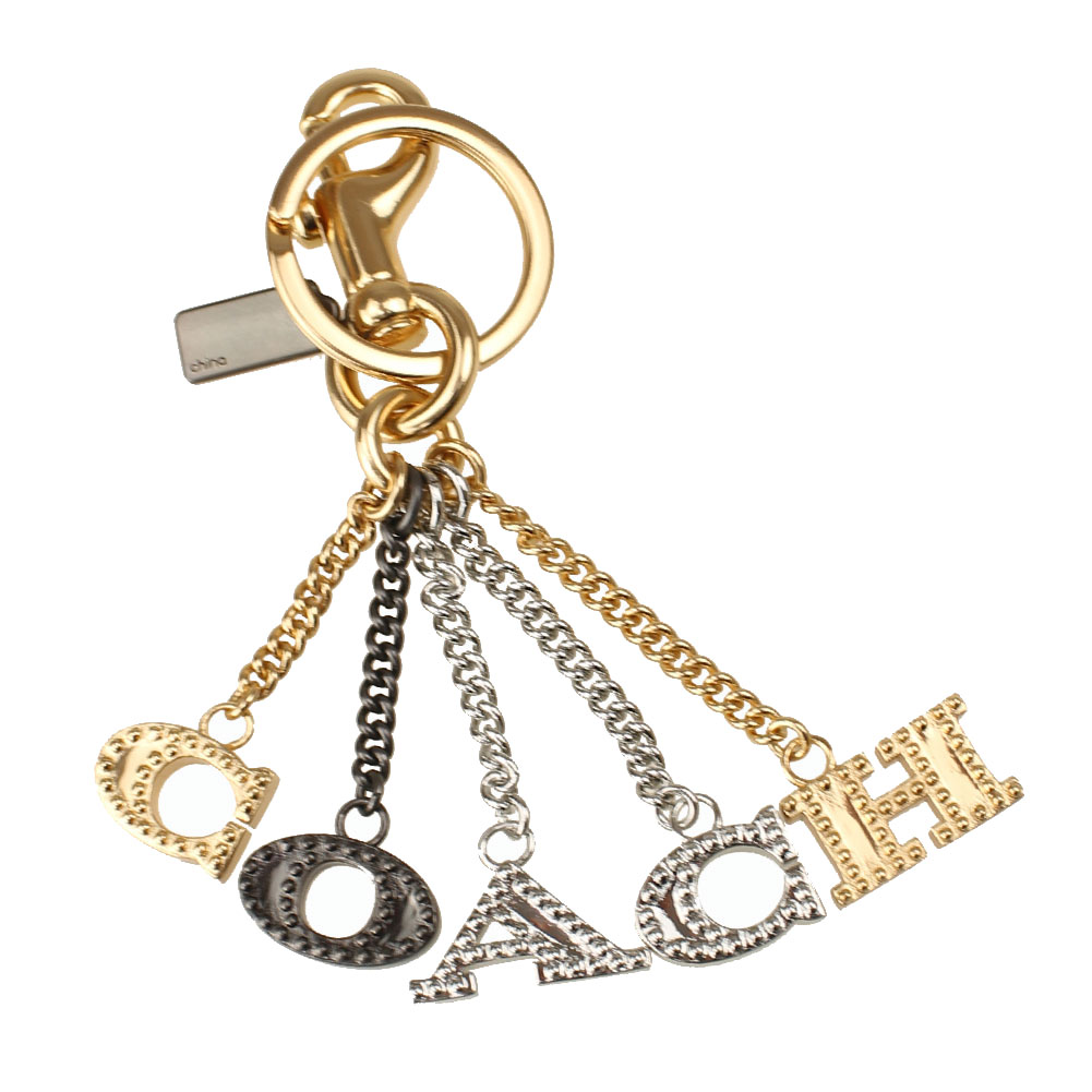 コーチ キーリング キーホルダー COACH 91474 iml38 ゴールドマルチ レディース