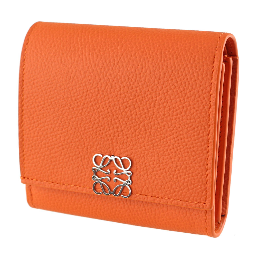 ロエベ 財布 二つ折り LOEWE C821L57X01 9100 オレンジ 財布 レディースのサムネイル