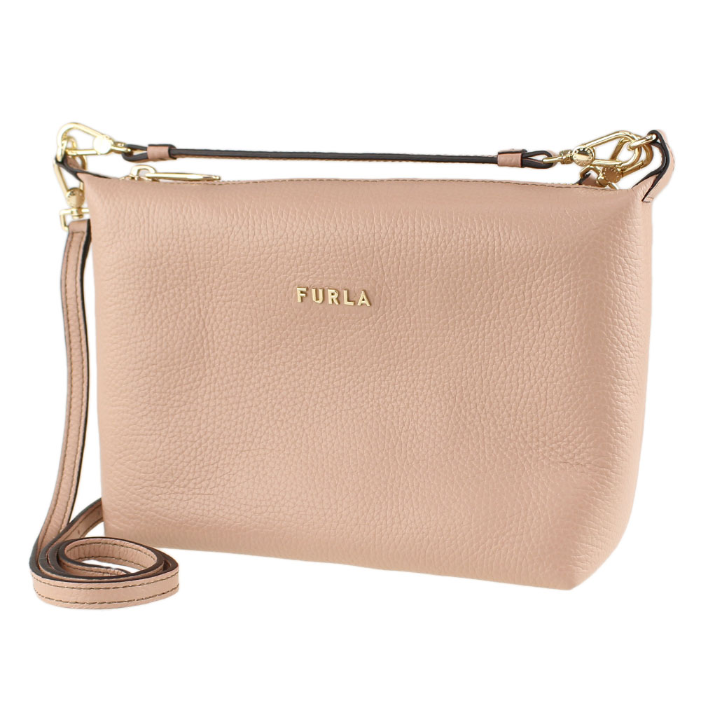 フルラ ポシェット 【P10倍 6/4 9:59まで】 フルラ ショルダーバッグ ポシェット 2WAY FURLA EK62YE0 BX0305 6M000 ベージュピンク バッグ レディース