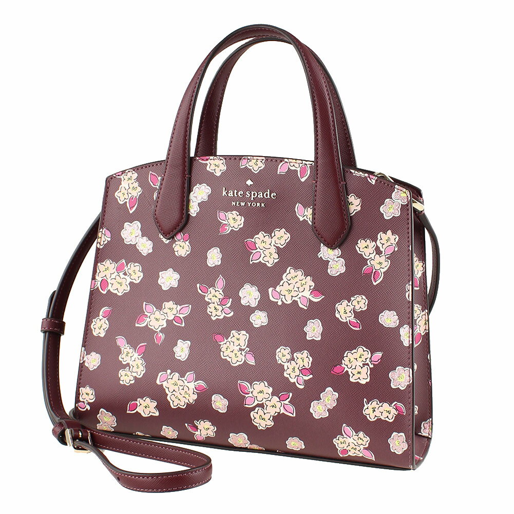 ケイトスペード ハンドバッグ ショルダーバッグ 2WAY KATE SPADE k9339 600 ワインレッドマルチ 赤 花柄 バッグ レディース