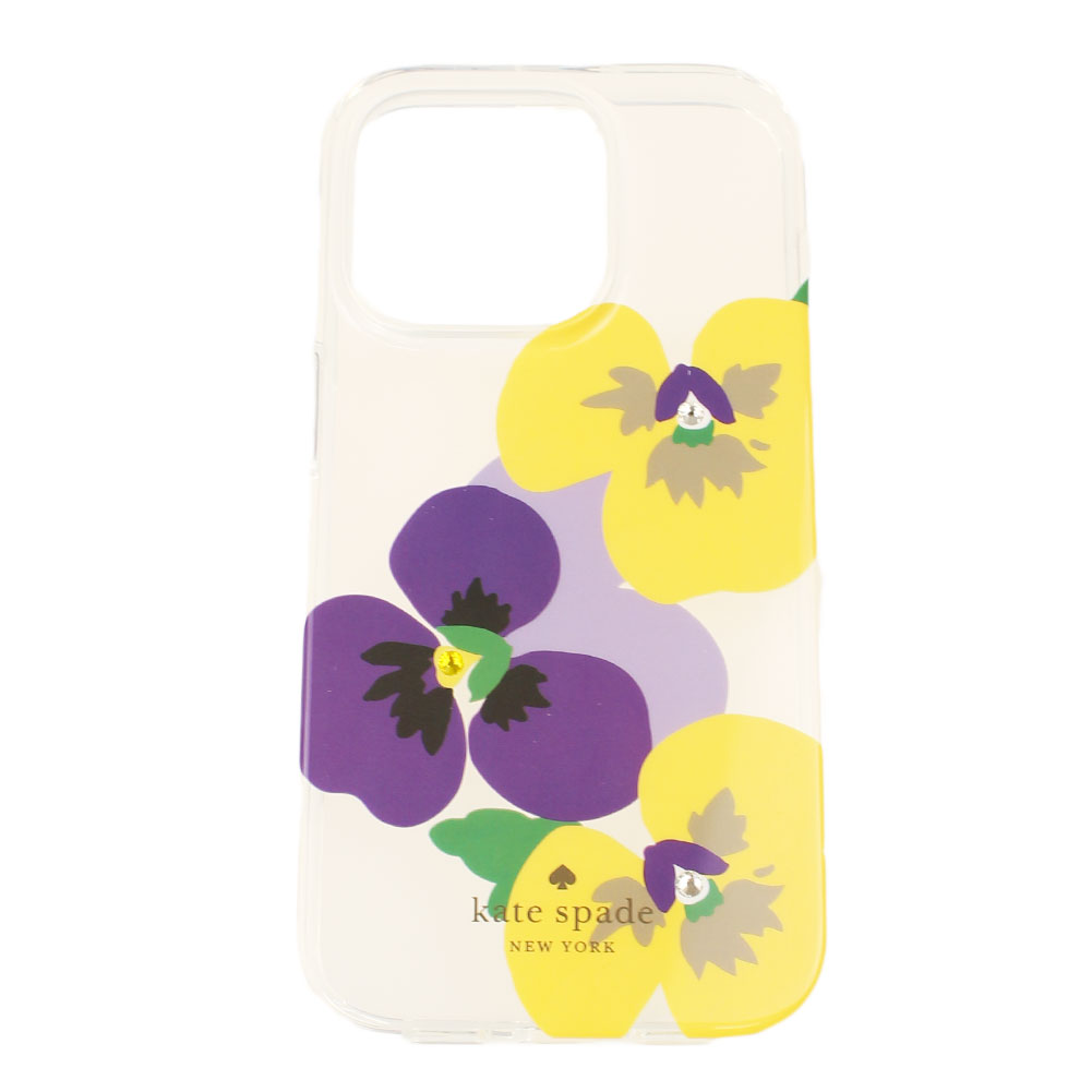 ケイトスペード iPhoneケース iPhone 14 Pro KATE SPADE ka543 020 クリアマルチ 花柄 スマホケース レディースのサムネイル