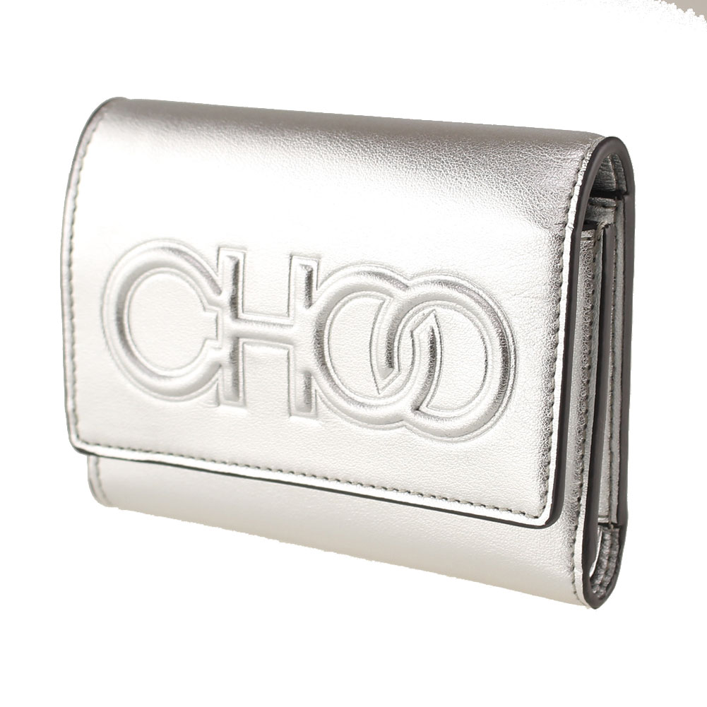 ジミーチュウ 財布（レディース） ジミーチュウ 財布 三つ折り JIMMY CHOO 1506510 028 silver シルバー 財布 レディース