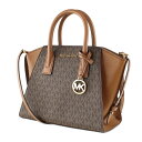マイケルコース ハンドバッグ ショルダーバッグ 2WAY モノグラム MICHAEL KORS 35f1g4vm2b ブラウンマルチ 茶 バイカラー バッグ レ...