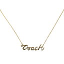 コーチ ネックレス ペンダント COACH CD792 GLD ONE ゴールド アクセサリー レディース