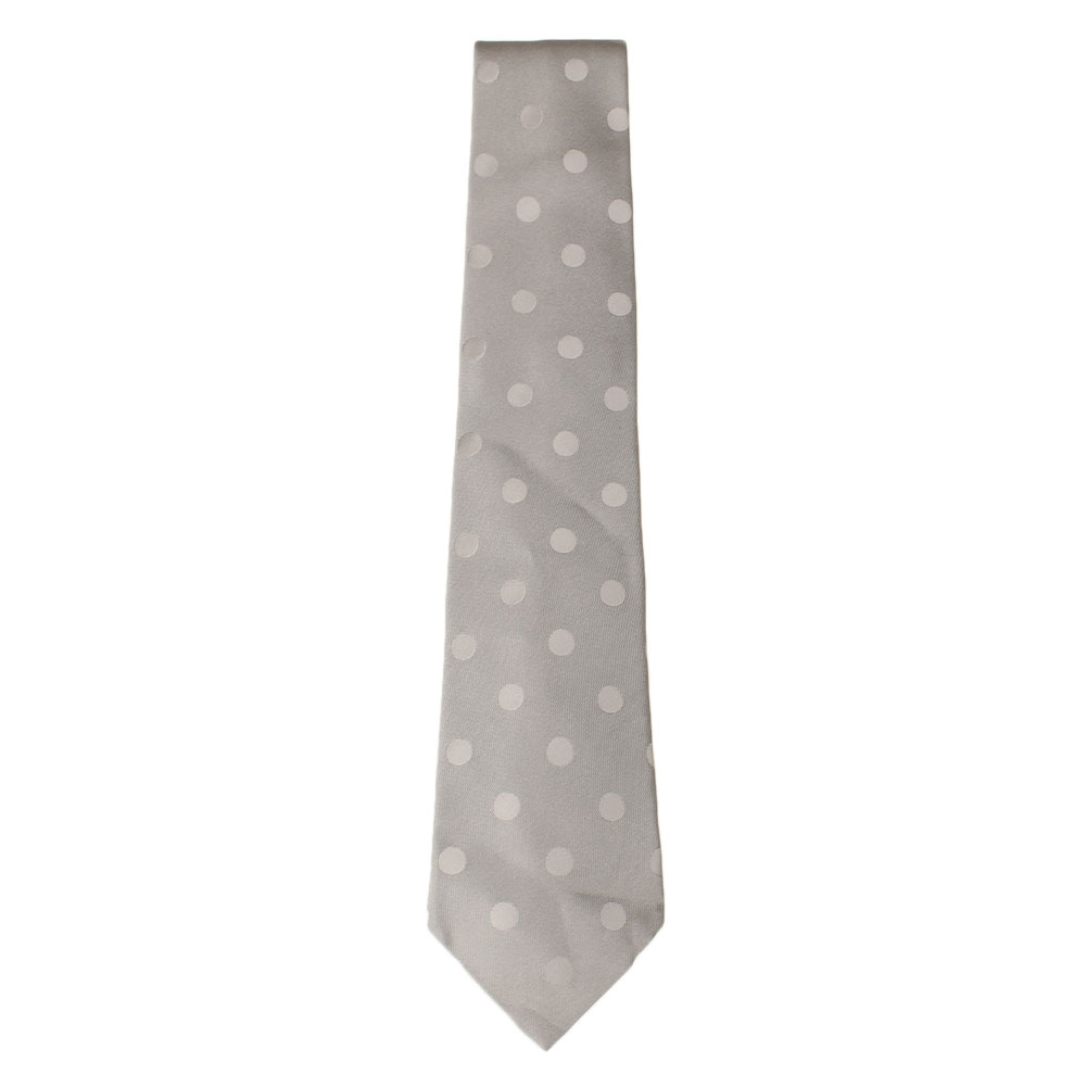 【訳ありアウトレット】ポールスミス ネクタイ メンズ PAUL SMITH 0TIE/ET160 グレー 花柄 ドット 水玉