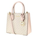 マイケルコース　ポシェット マイケルコース ショルダーバッグ ポシェット 斜め掛け クロスボディ 2WAY モノグラム MICHAEL KORS 35s1gm9m2b ホワイト×ピンク バイカラー バッグ レディース