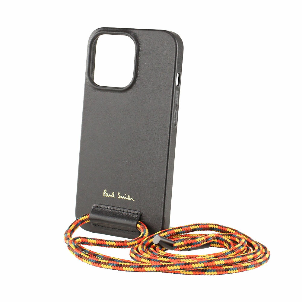 ポール・スミス スマホケース  メンズ ポールスミス iPhone 13 Pro iPhone・スマホケース PAUL SMITH 7076/ACOLPL ブラック メンズ