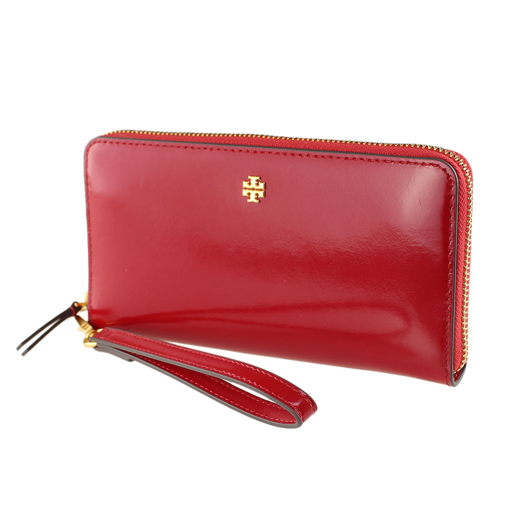 トリーバーチ 財布（レディース） 【訳ありアウトレット】トリーバーチ 長財布 ラウンドファスナー ジップ エマーソン TORY BURCH 139335 レッド 赤 財布 レディース