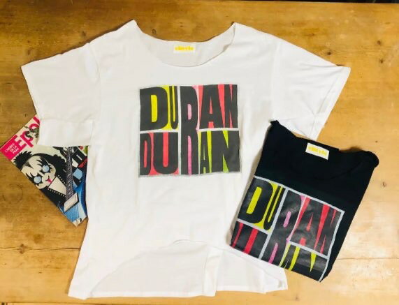 VINYLE リメイクロックTシャツ duranduran ロックTシャツ デュランデュラン80s 80年代 ファッション