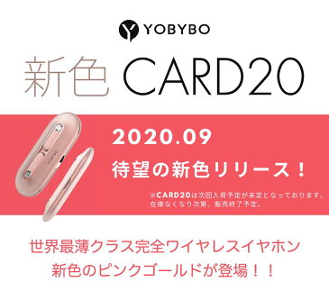 【クーポン500円OFF★あす楽】【楽天ランキング1位！】ワイヤレスイヤホン CARD20　Bluetooth5.0 ノイズキャンセリング 完全ワイヤレス ワイヤレス イヤホン　bluetooth TWSイヤホン　ブルートゥース　インナーイヤー 防水 通話 Siri 両耳 片耳 マイク iPhone Android