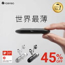 【お買い物マラソン ★ 45%OFFセール！】在庫残り僅か！【総合ランキング15部門1位受賞】YOBYBO CARD20 Pro 公式 ワイヤレスイヤホン Bluetooth 5.2 Apt-X（ENCノイズキャンセリング/高音質/長時間再生/片耳利用） 【「薄い」「軽い」そして「コンパクト」】