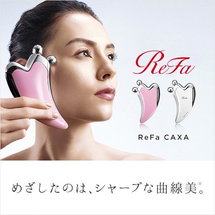 美顔ローラー（売れ筋ランキング） 【公式販売店】【ポイント10倍キャンペーン】ReFa CAXA リファ カッサ プレート ピンク ホワイト リファ 美顔ローラー 美容ローラー フェイスライン リリースリフト MTG かっさ