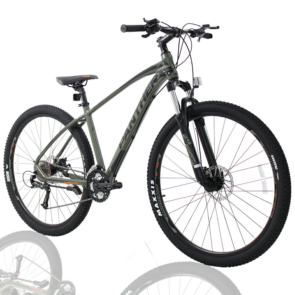 PANTHER パンサー マウンテンバイク MTB 29inch 2.2 MAXXISタイヤ シマノ 27段変速 Shimano ALTUSシリーズ 超軽量異型アルミフレーム フレーム高さ440mm 適応身長165cm以上前後クイックリリー…