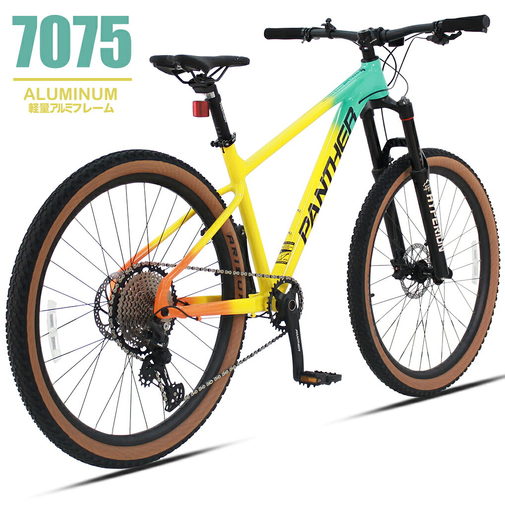 �ڴ��ָ����ò�����PANTHER(�ѥ󥵡�) �ޥ���ƥ�Х��� ��ž�� ���ե����� MTB 27.5inch ���̥���ߥե졼�� Shimano12® ���롼��������������� ��¢�����֥� ��⡼�ȥ��������ڥ󥷥�� �����ǥ����� �ۥ����ƥå�����������