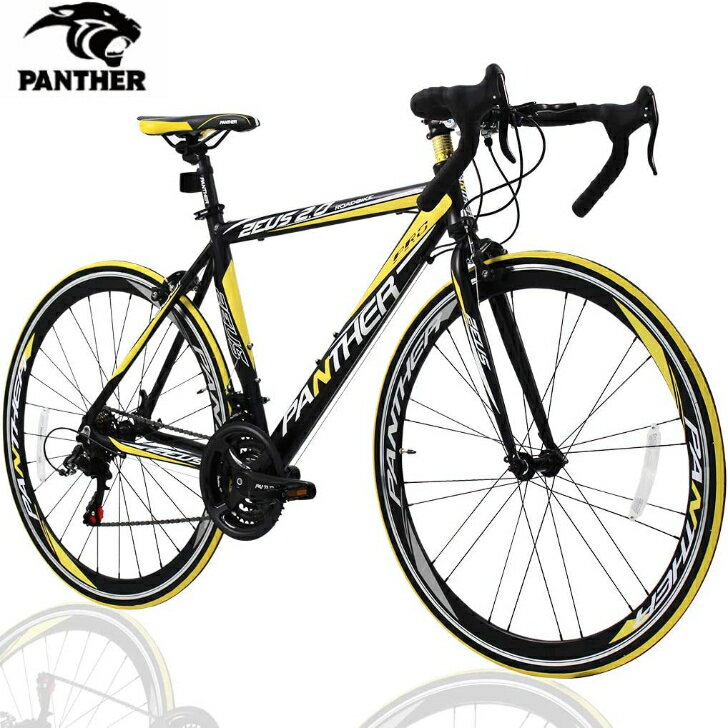 PANTHER (パンサー) ロードバイク 全5色/3サイズ選択可 シマノ21段変速 超軽量異型...