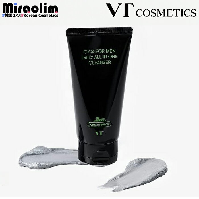 y1~3zVT CICA FOR MEN DAILY FACE WASH 100mlyKiz VJ tH[ fC[ I[C NWO tH[ 痿 tH[ NC VF[rO CICA c{NT qA_ ~l FOAM CLEANSING