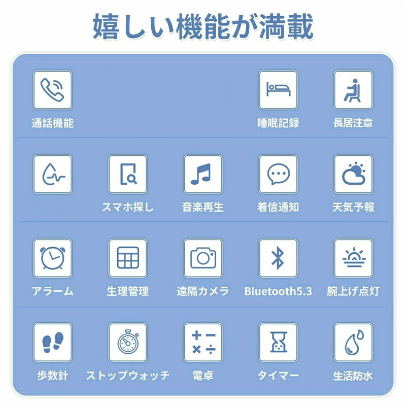 スマートウオッチ 音声通話 防水 運動モード 歩数計 GPS連携 レディース メンズ 腕時計 日本語 着信通知 時計 腕 軽量 男女兼用