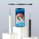 耳かき 耳掃除 カメラ 800万画素 1296P HD画質 最新型 超小型3.3mm IPX5防水 極細レンズ 無線WIFI接続 お年寄り 子供 耳掻き 耳垢クリーニング iOS&Android対応 6つLEDライト Type-c充電式 奥まではっきり見える 取り付け簡単