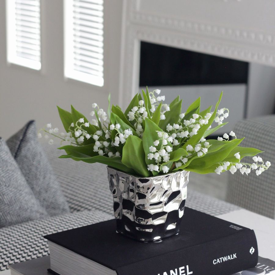 オリジナルブーケ すずらんブーケ 花束 造花 ブーケ スズラン 鈴蘭 モダン 豪華 MODERN インテリア シ..