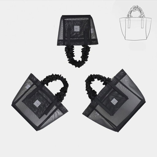 【一部在庫あり】fafaBAG basicシリーズ メッシュタイプ ブラック S M L サイズ MAISON DE MAI オリジナルデザイン かごバッグ フリルバッグ トートバッグ エコバッグ MODERN かわいい 可愛い おしゃれ お洒落 上品 エレガント プレゼント ギフト MIRAGE-STYLE 【一部在庫あり】fafaBAG basicシリーズ メッシュタイプ ブラック S M L サイズ MAISON DE MAI オリジナルデザイン かごバッグ フリルバッグ トートバッグ エコバッグ MODERN かわいい 可愛い おしゃれ お洒落 上品 エレガント プレゼント ギフト MIRAGE-STYLE