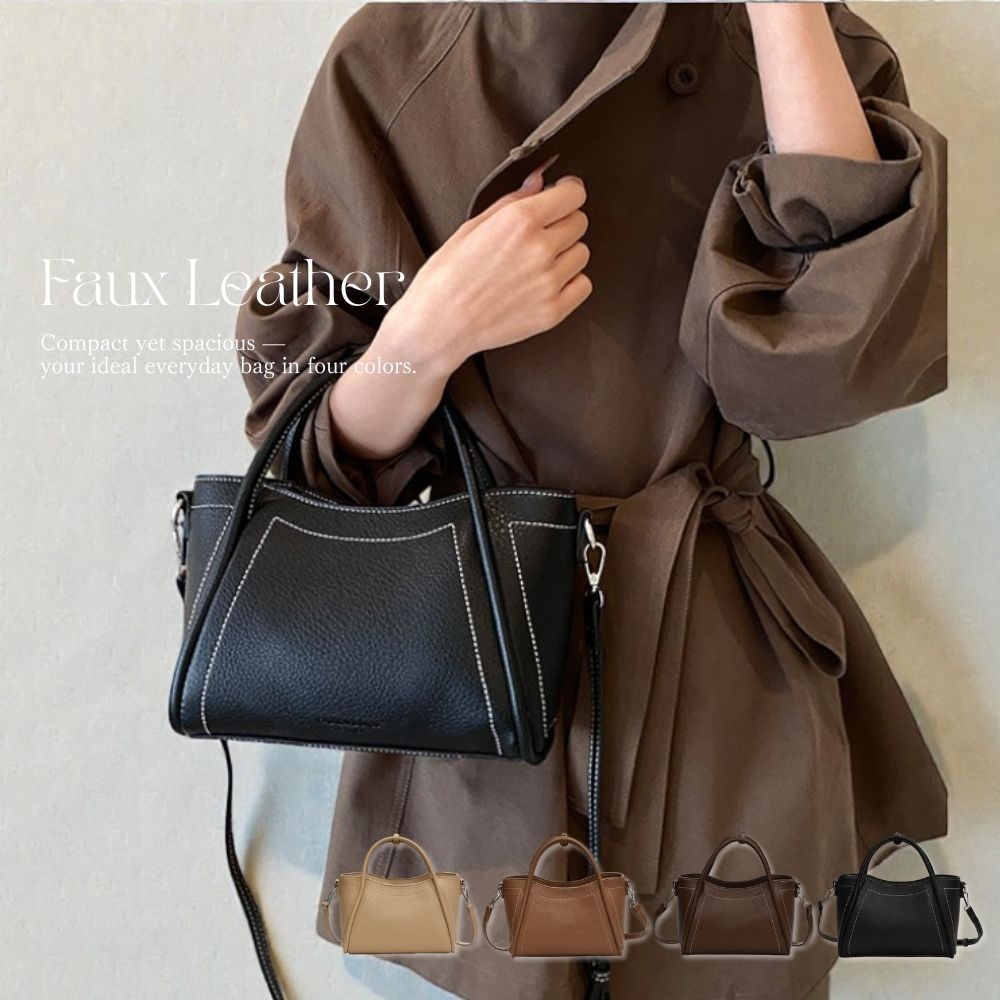 鞄 かばん BAG バッグ PUレザー レディースバッグ プレゼント おしゃれ ギフト シンプル かわいい 人気 軽量 黒 通勤 ラッピング ハンドバッグ 肩掛け 2way 上品 高見え スクエアー キューブバッグ 斜め掛け