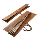 【送料無料】ドラムスティックケース PUレザー 紐巻き式 楽器 2本収納可能 予備収納 携帯 シック おしゃれ