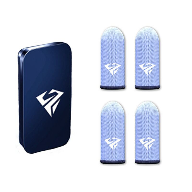 ゲーム 用 指サック スマホ 4枚 セット 銀繊維 高感度 シームレス デザイン 通気性 防汗 防滑 快適 操作 eスポーツ 荒野行動 PUBG モバイル FPS