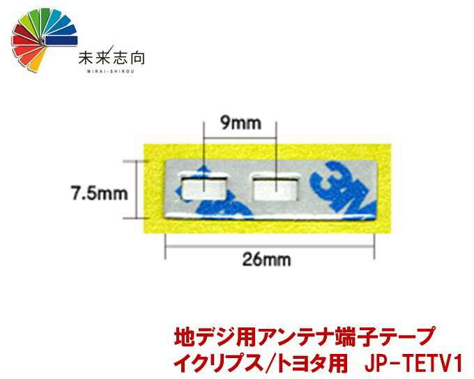 フィルムアンテナ貼り替え用端子テープイクリプス用 JP-TETV1 1