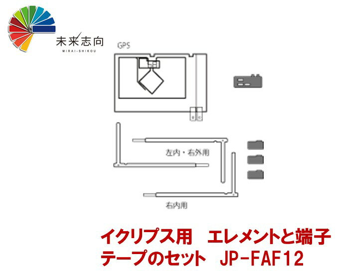 イクリプス用　エレメントと端子テープのセット JP-FAF12