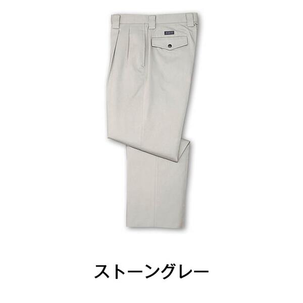 樂天商城 - （）秋冬　オールシーズン　自重堂　42601　作業ズボン　ツータックパンツ　帯電防止素材使用　ポリエステル60％　綿40％