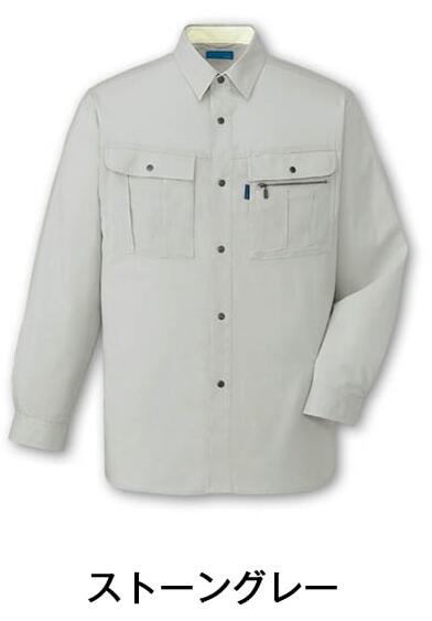 樂天商城 - （）春夏用　自重堂　46004　S　M　L　LL 　3L　作業服　作業着　長袖シャツ　ポリエステル50％　綿50％