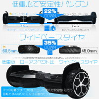 バランススクーター電動二輪車オフロード6.5インチ2018進化型3モード調整機能搭載バランスホイール航続UP!PSE適合PL保険5年間修理保証送料無料6.5HO