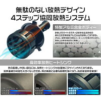 送料無料最新型Philips製ZESLEDヘッド/フォグH4Hi/LoH7H8H9H11HB3HB46000k車検対応高輝度高効率低出力LEDチップ間隔わずか0.8mm2年保証V1