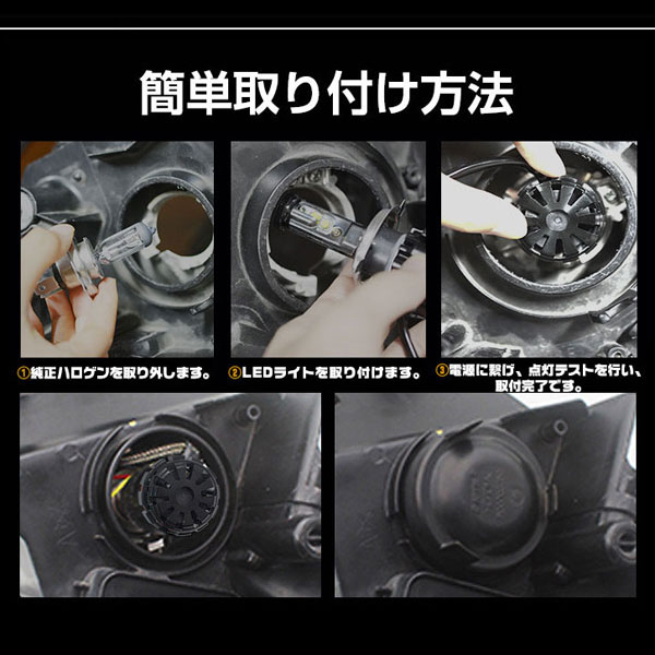 アルファード 後期 ANH MNH1 ledヘッドライト Hi HB3 車検対応 CREE XHP50チップを凌ぐ ホワイト 19200lm 車用 ledバルブ 白 2個 2年保証 送料無料 W2