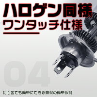 LEDヘッドライトバイクH4