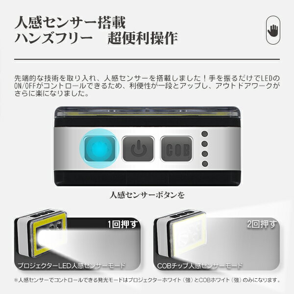 充電式ヘッドライト 工事 ヘルメット ヘッドライト 釣り 登山 人感センサー ledヘッドライト 充電式 懐中電灯 頭 4発光色 20モード点灯 上下90°調整 ヘッドバンド4色選択 送料無料 180日保証通販格安セール情報 楽天 通販