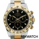 ロレックス ROLEX　サイズ:40mm 116503 コスモグラフデイトナ SS YG ランダム番 ブラック文字盤腕時計(シルバー×ゴールド 160.66g) 【ASK002】【小物】【817022】【中古】bb164#askwatch*B