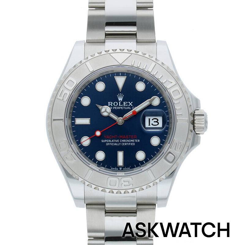 ロレックス ROLEX　サイズ:40mm 【126622 ヨットマスター40】SS×PTランダム品番ブルー文字盤腕時計(シルバー×ブルー 144.72g)【ASK002】【小物】【610132】bb164#askwatch*S