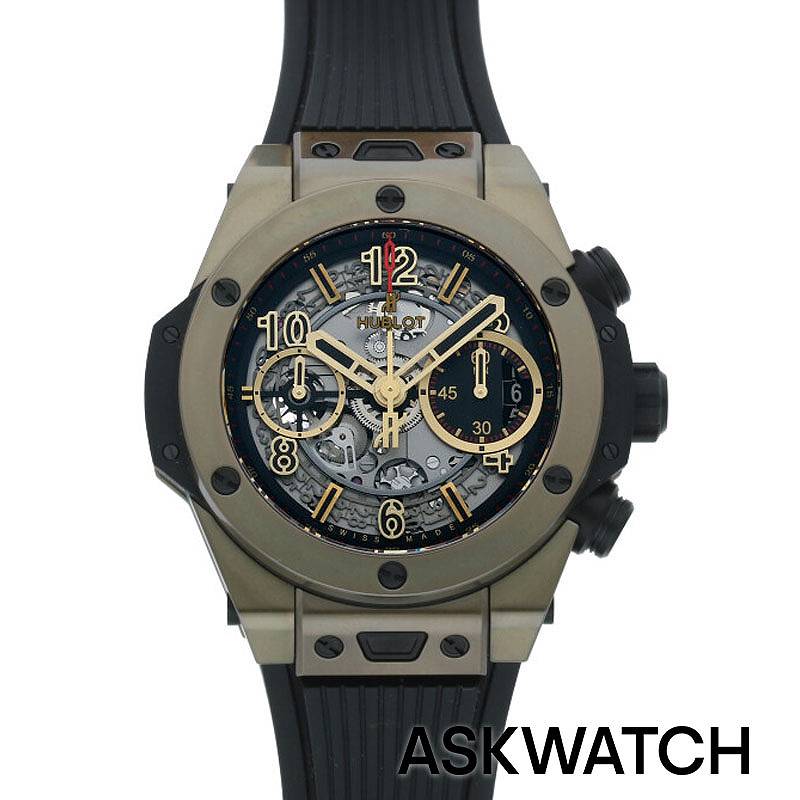 ウブロ HUBLOT　サイズ:42mm 腕時計(ゴールド×ブラック 115.19g)bb134#askwatch*A