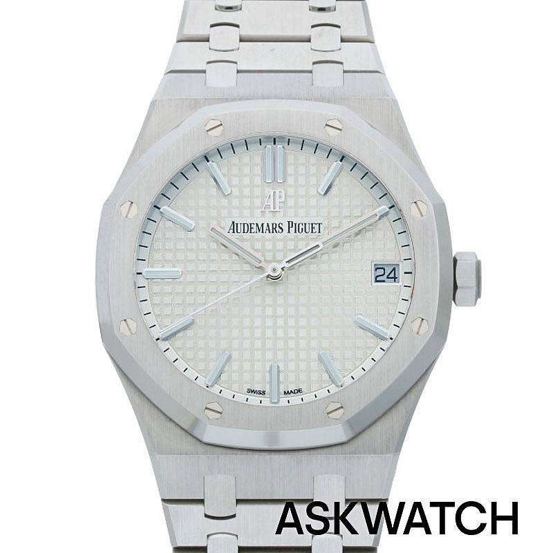 オーデマピゲ Audemars Piguet　サイズ:41mm SSシルバー文字盤腕時計(シルバー×シルバー 158.03g)bb357#askwatch*B