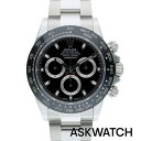 ロレックス ROLEX　サイズ:40mm 【116500LN コスモグラフデイトナ】SSランダム品番ブラック文字盤腕時計(シルバー×ブラック 142.06g)【ASK002】【小物】【513042】bb339#askwatch*S