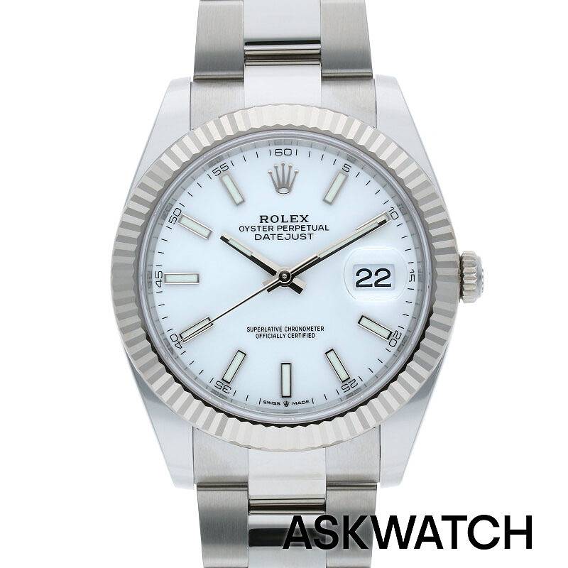 商品詳細 ブランド ロレックス/ROLEX 型番/モデル名 126334/デイトジャスト41 カラー シルバー×ホワイト 状態ランク S 商品の状態 - ムーブメント 自動巻き サイズ/重さ ケース横41mmケース厚み12mmベルト内径17...