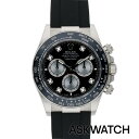 デイトナ ロレックス ROLEX　サイズ:40mm 【126519LNG コスモグラフデイトナ】WGランダム品番ブラック文字盤腕時計(ホワイトゴールド×ブラック×クリア 164.60g)【ASK002】【小物】【024042】bb18#askwatch*S