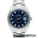 デイトジャスト 腕時計（メンズ） ロレックス ROLEX　サイズ:41mm 【126334G デイトジャスト41】SS×WGランダム品番ブルー文字盤腕時計(シルバー×ブルー 139.60g)【ASK002】【小物】【424042】bb164#askwatch*S