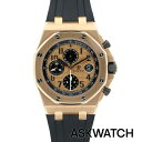 オーデマピゲ Audemars Piguet サイズ:43mm 【26470OR.OO.A002CR.01 ロイヤルオークオフショアクロノグラフ】K18PG黒文...