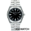 ヴァシュロンコンスタンタン VACHERONCONSTANTIN 4500V 110A-B483 オーヴァーシーズSSブラック文字盤腕時計(シルバー×ブラック 164.95g)【ASK002】【小物】【206052】【中古】bb164#askwatch*B(2)